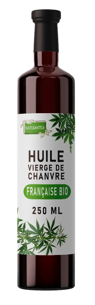 Huile vierge de chanvre française Bio - 250 ml