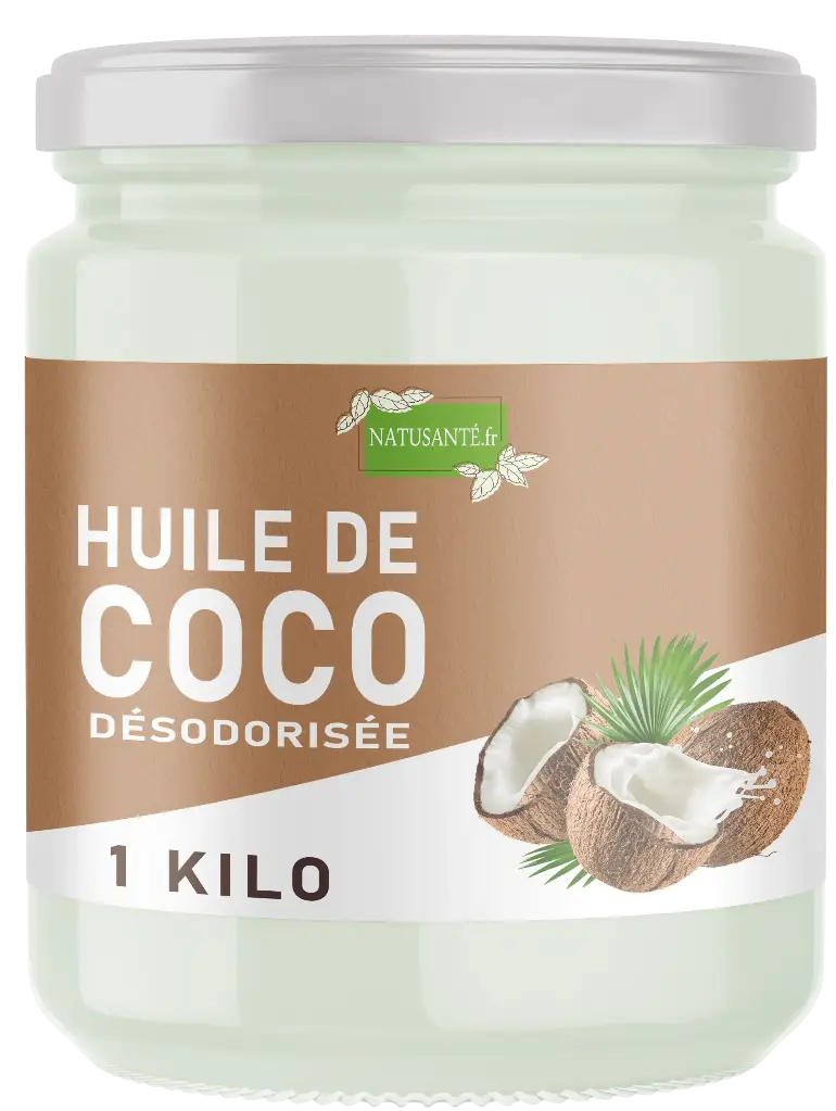 Huile de coco désodorisée Bio -1 kilo