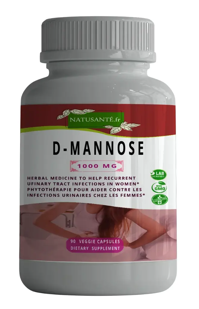 D-Mannose  1000 mg    90 capsules