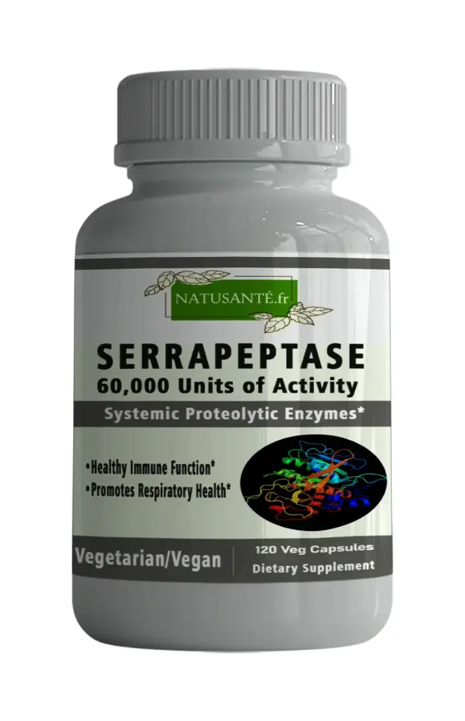 Serrapeptase  60000 UI, 120 capsules
