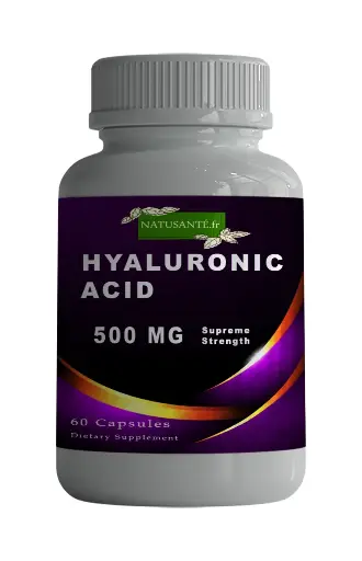 Acide Hyaluronique 500 mg,  60 capsules