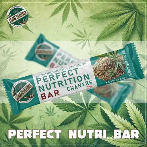 Perfect Nutrition Bar , graines de chanvre. 40g