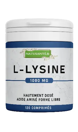 L-Lysine 1000 mg - 120 comprimés