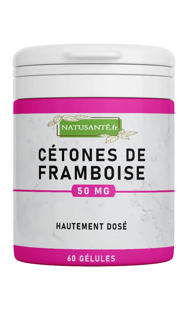 Cétones de framboise 50 mg - 60 gélules