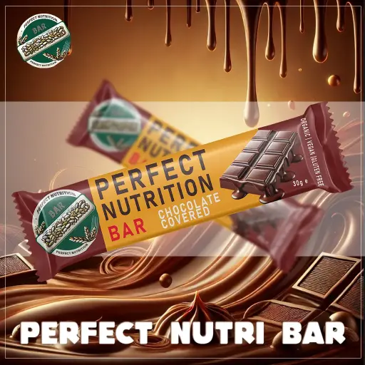 🍫PERFECT NUTRITION BAR chocolat + protéine d'amande.  40 grammes