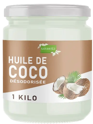 Huile de coco désodorisée Bio -1 kilo